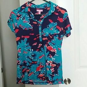 Lilly Pulitzer Printed Polo